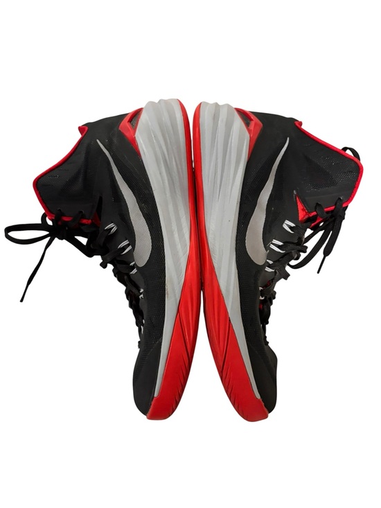 Nike Hyperdunk 2014 Black/University Red-Wolf Grey-Metallic Silver  (Size 12). main image 7